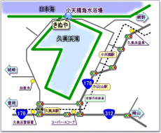 久美浜の地図